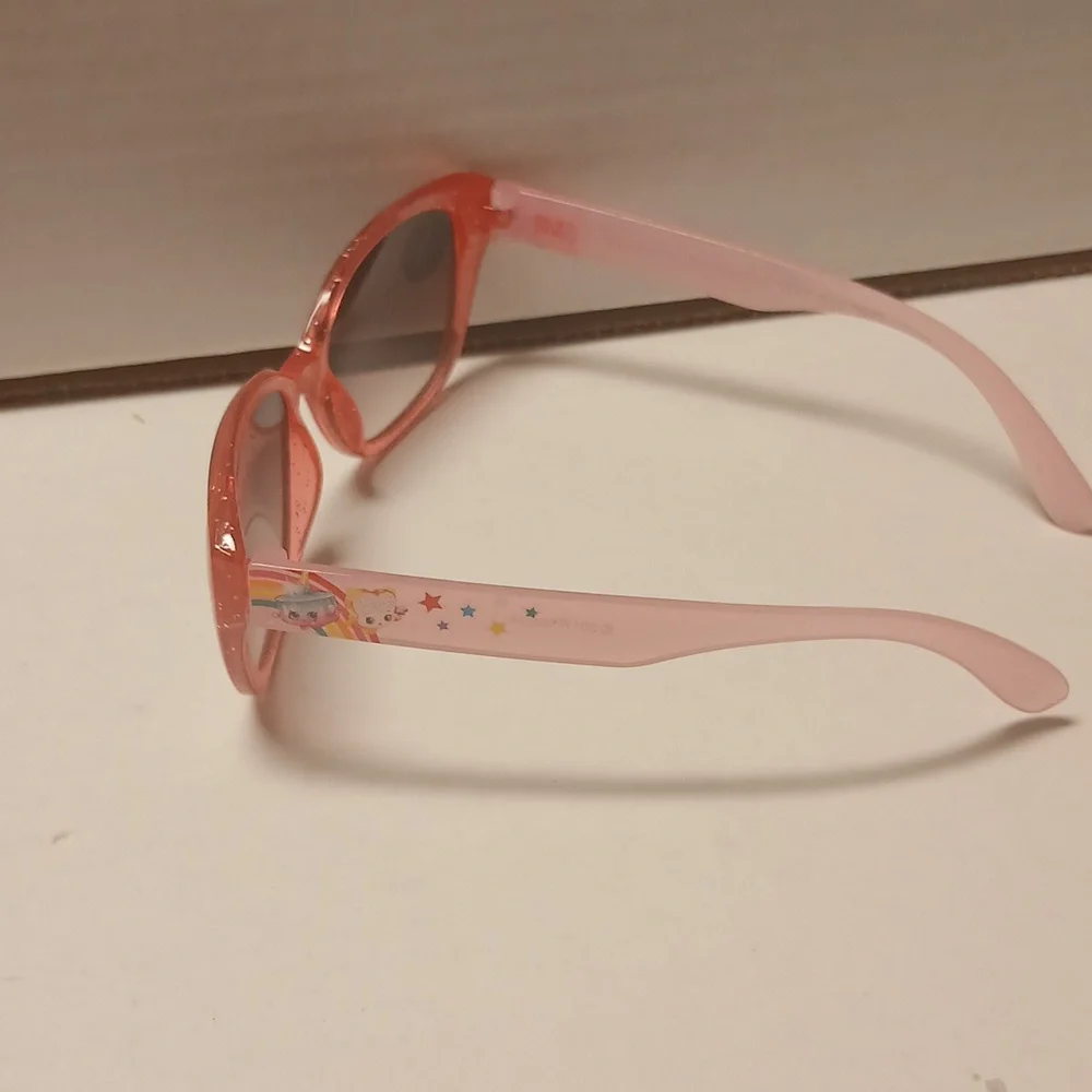 OSPK Pink Sunglasses with Rainbow Case and sunglasses GUC